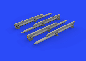 Additions (3D resin printing) 1/72 AIM-120C AMRAAM