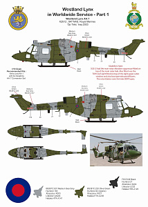 Decal 1/72 Westland Lynx in Worldwide Service Part 1 (AGM)