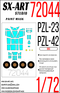 Paint Mask 1/72 PZL 23 Karas / PZL 42 (IBG)