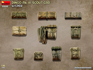 Model kit 1/35 DINGO Mk.III SCOUT CAR with CREW figures (MiniArt)