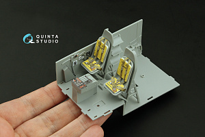 Boeing B-17G Navigator, bombardier, waist and tail gunners compartments. 3D-Printed & coloured Interior (HK models)