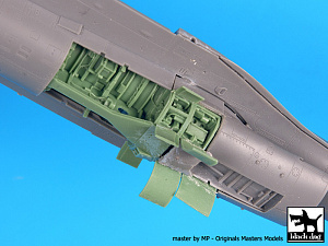 Additions (3D resin printing) 1/72  Lockheed-Martin F-16C Electronics (designed to be used with Tamiya kits) 