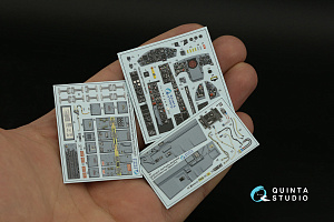 F-104S 3D-Printed & coloured Interior on decal paper (Italeri)