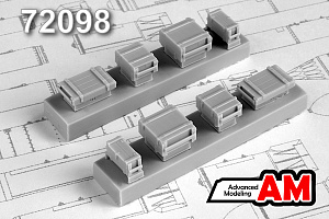 Additions (3D resin printing) 1/72 Capping for cartridges and bursting charges (Advanced Modeling) 