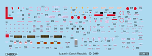 Decal 1/48 P-51D stencils