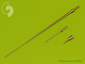 Aircraft guns (brass) 1/48 Saab J-35 'Draken' (mid and late versions) - Pitot Tubes & Angle Of Attack probe
