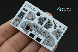 Tornado ECR Italian 3D-Printed & coloured Interior on decal paper (Italeri) (Small version) (with 3D-printed resin parts)