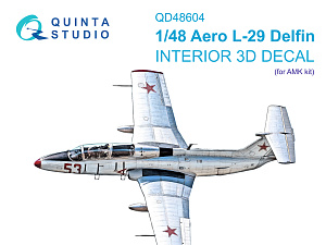L-29 Delfin 3D-Printed & coloured Interior on decal paper (AMK)
