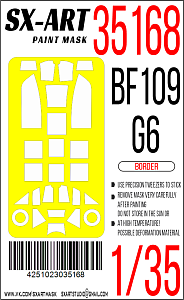 Paint Mask 1/35 Bf109 G-6 (Border)