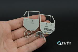 HEMTT A2 Family 3D-Printed & coloured Interior on decal paper (Trumpeter) (with 3D-printed resin parts) 