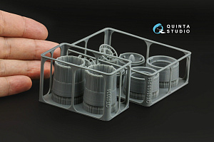 Su-30SM Exhaust Nozzles (Afterburner Position) (Zvezda)