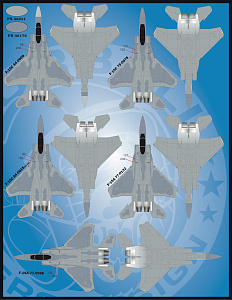 Decal 1/48 'USAFE MOD Eagles' (Furball Aero-Design)