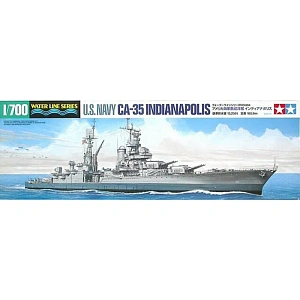 Model kit 1/700 CA-35 Indianapolis – U.S Heavy Cruiser (Tamiya)