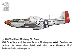 Model kit 1/72 North-American P-51D Mustang (Arma Hobby)