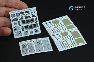 Eurofighter Typhoon Twin-seater EF-2000B/2000T 3D-Printed & coloured Interior on decal paper (Trumpeter)