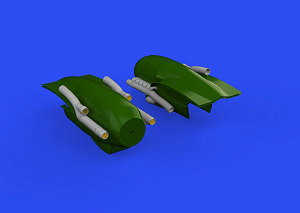 Additions (3D resin printing) 1/48 Messerschmitt Bf-110G-4 exhaust stacks (designed to be used with Eduard kits) 