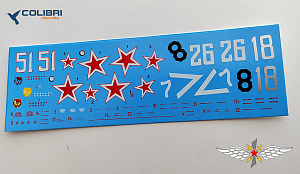 Decal 1/72 Yak-9D-part I (Colibri Decals)