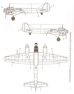 Decal 1/72 Junkers Ju-88A-4 (Eagle Cal)