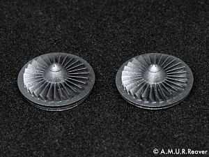 Additions (3D resin printing) 1/48 Air intakes and composite ducts for the SEPECAT Jaguar GR.1/Gr.1A model (A.M.U.R.Reaver) 