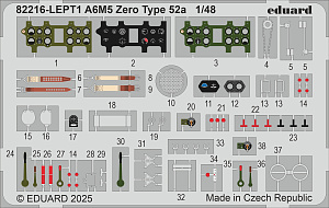 Model kit 1/48 Mitsubishi A6M5 Zero Type 52a ProfiPACK (Eduard kits)