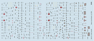 Decal 1/48 F-104A/C stencils (KIN)