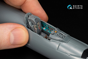 MiG-21MF Fishbed-J (Gorkiy plant) 3D-Printed & coloured Interior on decal paper (Eduard) (with 3D-printed resin parts)