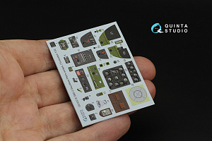 SBD-2 Dauntless Pilot's Cockpit  3D-Printed & coloured Interior on decal paper (Trumpeter)