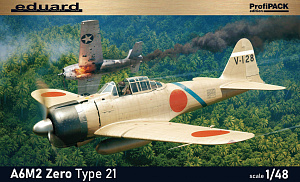 Model kit 1/48 Mitsubishi A6M2 Zero Type 21 ProfiPACK (Eduard kits)