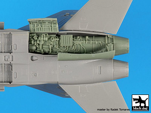 Additions (3D resin printing) 1/72 McDonnell F-4J Phantom engines (designed to be used with Academy kits) 