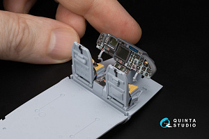 Lynx HMA8 3D-Printed & coloured Interior on decal paper (Airfix) (with 3D-printed resin parts)