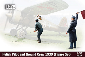 1/32 Polish Pilot and Ground Crew 1939 Figure Set (IBG Models)