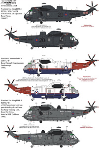 Decal 1/48 Westland Sea King Collection Pt4 (7) (Xtradecal)
