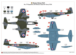 Model kit 1/72 Gloster Meteor F.8/FR.9 (Airfix)