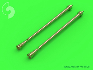 Aircraft detailing sets (brass) 1/72 German aircraft cannon 3,7cm Flak 18 gun barrels