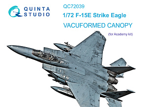 F-15E vacuumed clear canopy (Academy)