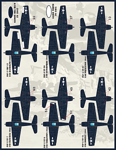 Decal 1/48 Colors and Markings of US Navy F6F Hellcats Part 2 (Furball Aero-Design)