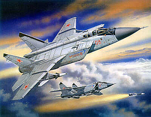 Model kit 1/72 Mikoyan MiG-31 Foxhound (ICM)