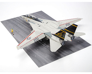 Model kit 1/48 Grumman F-14A Tomcat Late Model Carrier Launch Set (Tamiya)