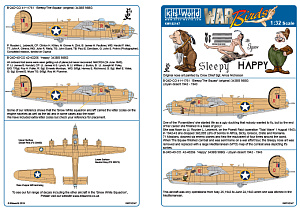 Decal 1/32 Consolidated B-24D Liberator (Sized for the 1/32 scale Hobby Boss kits) (Kits-World)