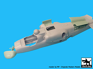 Additions (3D resin printing) 1/72 Kamov Ka-52 'Alligator' engine and electronics (designed to be used with Zvezda kits) 