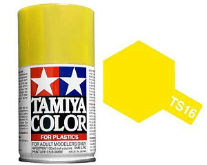 Spray paint TS-16 Yellow (Tamiya) (100ml)