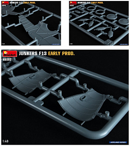 Model kit 1/48 Junkers F13 Early Production (3x camo) (MiniArt)