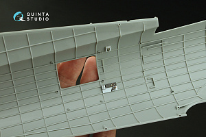 Boeing B-17E/F Navigator, bombardier, waist and tail gunners compartments. 3D-Printed & coloured Interior (HK models)