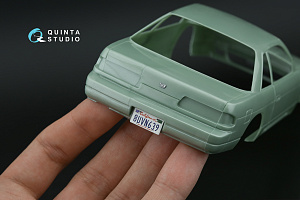 Nissan Silvia S13 LHD version 3D-Printed & coloured Interior on decal paper (Tamiya) (with metal sticker parts)