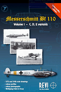 Aircraft books Messerschmitt Bf 110 C/D/E variants Vol.1 (REVI)