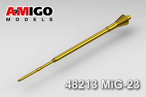 Aircraft detailing sets (brass) 1/48 Pitot tube of MiG-23 family aircraft (Amigo Models)