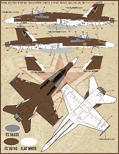 Decal 1/32 McDonnell-Douglas F/A-18C Hornet 164277 (Furball Aero-Design)