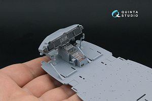 UH-1Y 3D-Printed & coloured Interior on decal paper (Academy) (Small version)