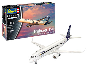Model kit 1/144 Embraer 190 Luthansa New livery (Revell)