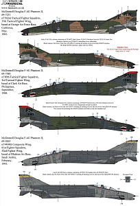 Decal 1/48 McDonnell F-4G Phantom 'Wild Weasel' Collection Pt1 (6) (Xtradecal)